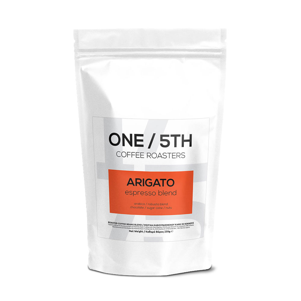 ARIGATO Arabica Robusta Χαρμάνι Καφέ σε Κόκκους (250γρ)