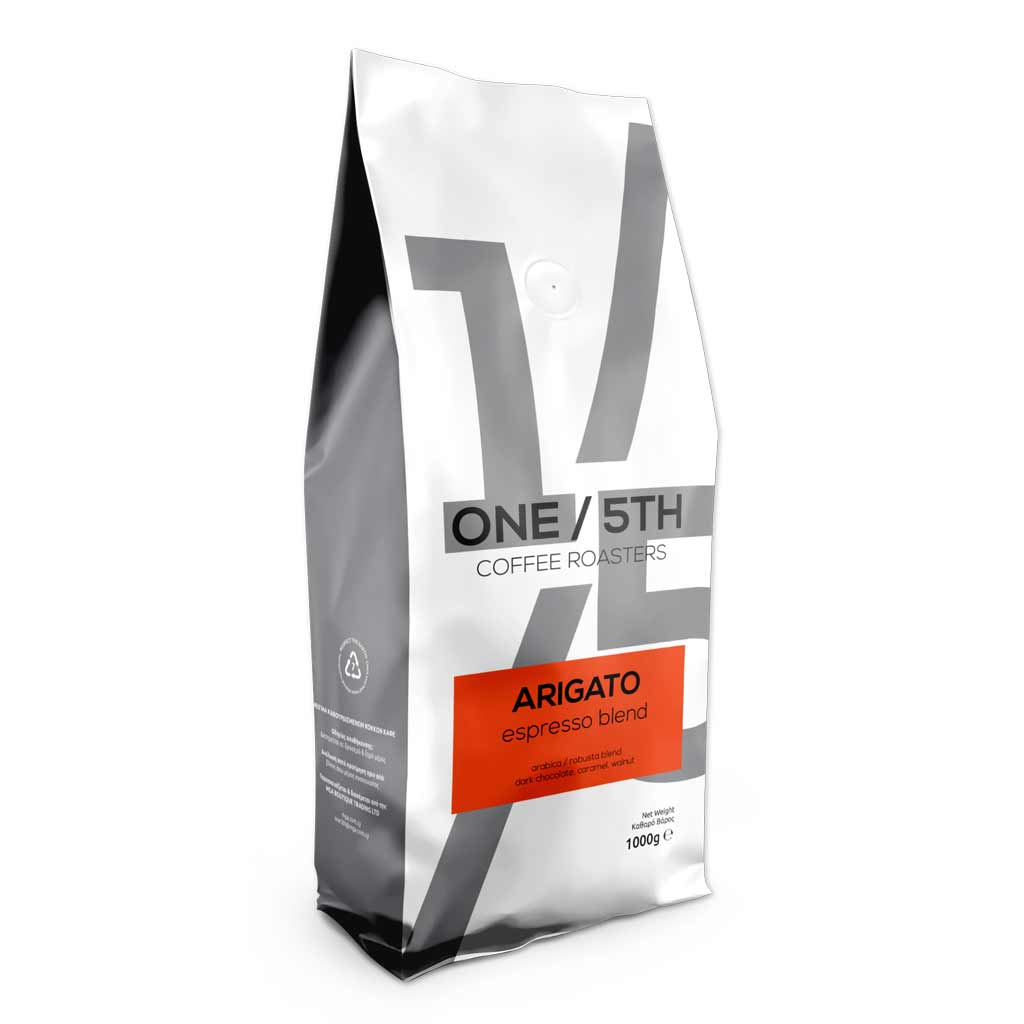 ARIGATO Arabica Robusta Χαρμάνι Καφέ σε Κόκκους (1000γρ)